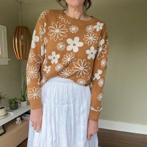 Floral Sweater